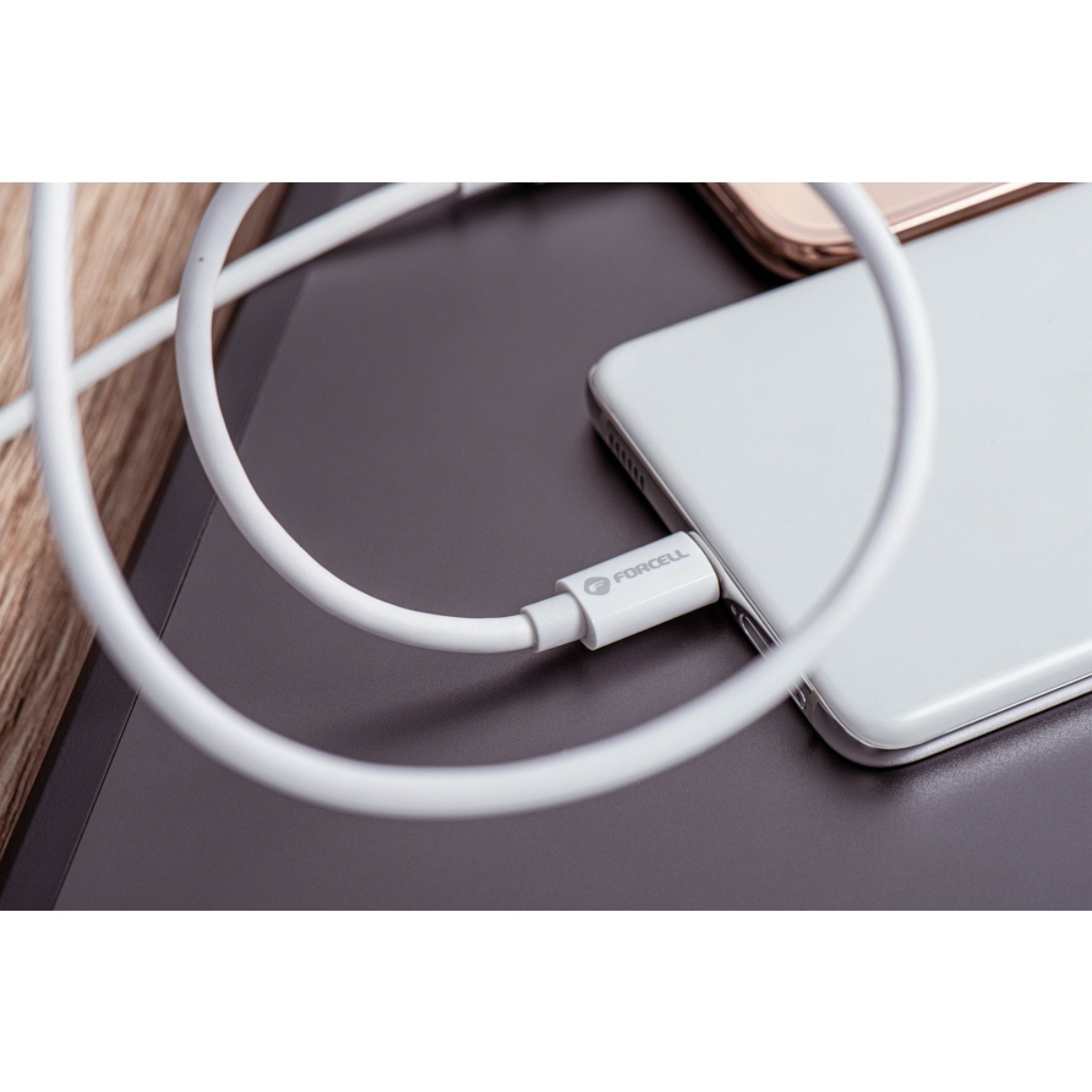 FORCELL 12W USB-A to Lightning Cable F-Energy 2.4A