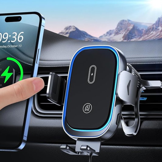 Wireless Charger (15W) Fast Car Charger