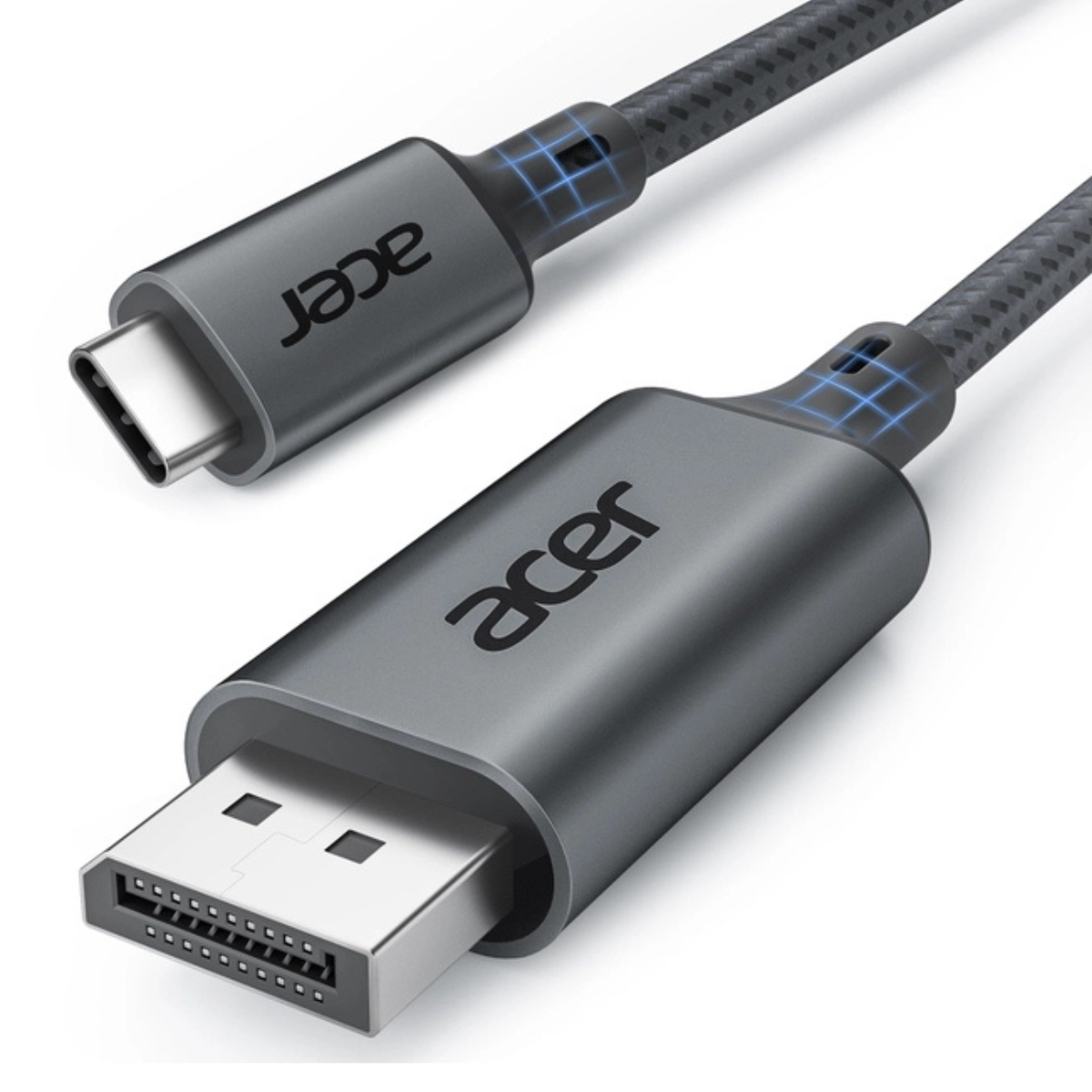Acer 1M USB-C to DisplayPort Cable – 4K 60Hz & 2K 165Hz Thunderbolt 3/4 & MST & FreeSync Compatible