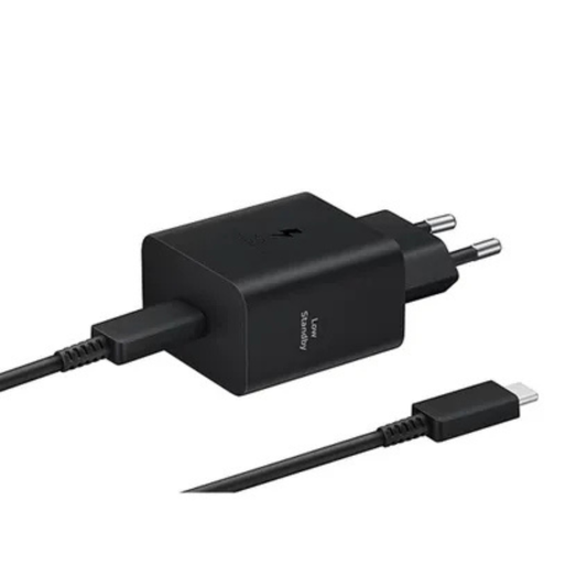 SAMSUNG (45W) Wall Charger 3A with Type-C to Type-C Cable, PD