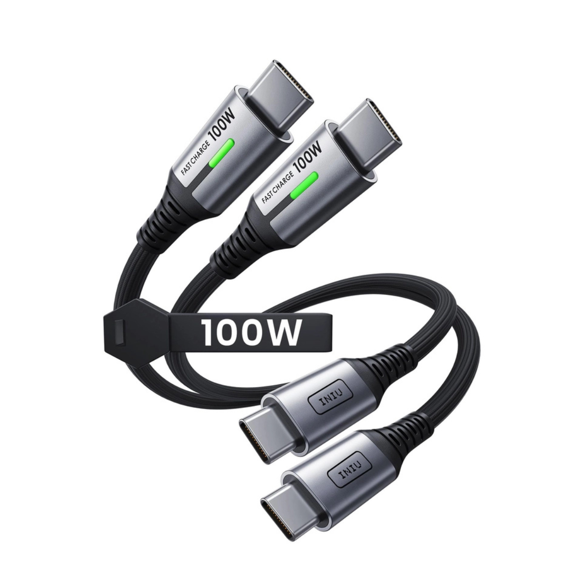 INIU USB-C Cable 100W 2m – Fast Charging