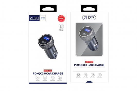 ZUZG 22.5W Smart Dual Port Fast Charging Car Charger