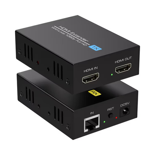 VEDINDUST 400FT HDMI Extender 1080P60HZ Over Ethernet RJ45 via Cat5e/Cat6