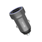 C04S Metal Dual USB Car Charger