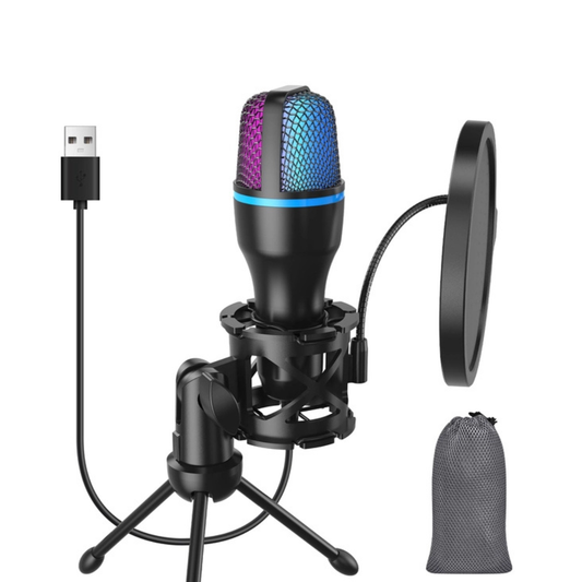 USB Microphone Cardioid Condenser for Gaming and Streaming