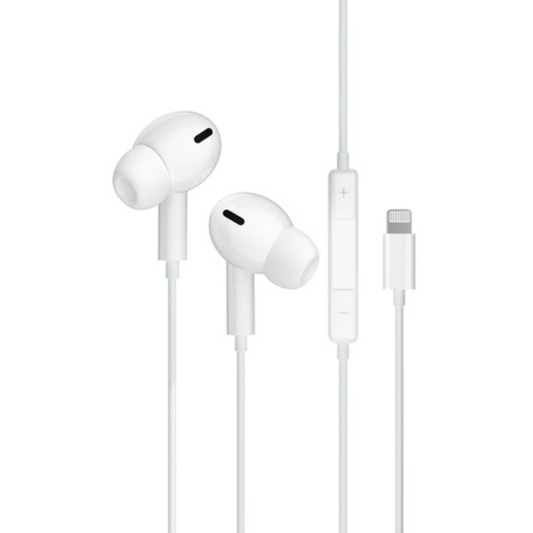 JELLICO Wired Earphones EP3A with Lightning Connector, Microphone, 1.2M