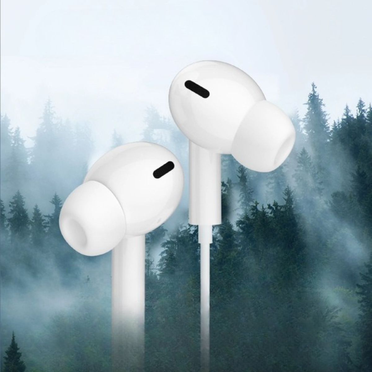 JELLICO Wired Earphones EP3A with Lightning Connector, Microphone, 1.2M