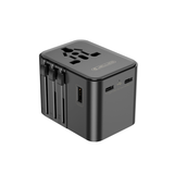 JELLICO Universal Travel Adapter S9 PD – 2x USB-C + 1x USB 3.4A, Max 2500W