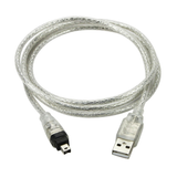 Xiwai 1394 - 6-Pin iLink Male to 4-Pin Firewire 400 IEEE 1394 Adapter Cable for Camcorder