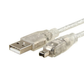 Xiwai USB Male to Firewire IEEE 1394 4-pin Male iLink Adapter Cable for SONY DCR-TRV75E DV