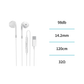 Semi-in-Ear Type-C  Wired Earphones