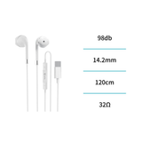 Semi-in-Ear Type-C  Wired Earphones