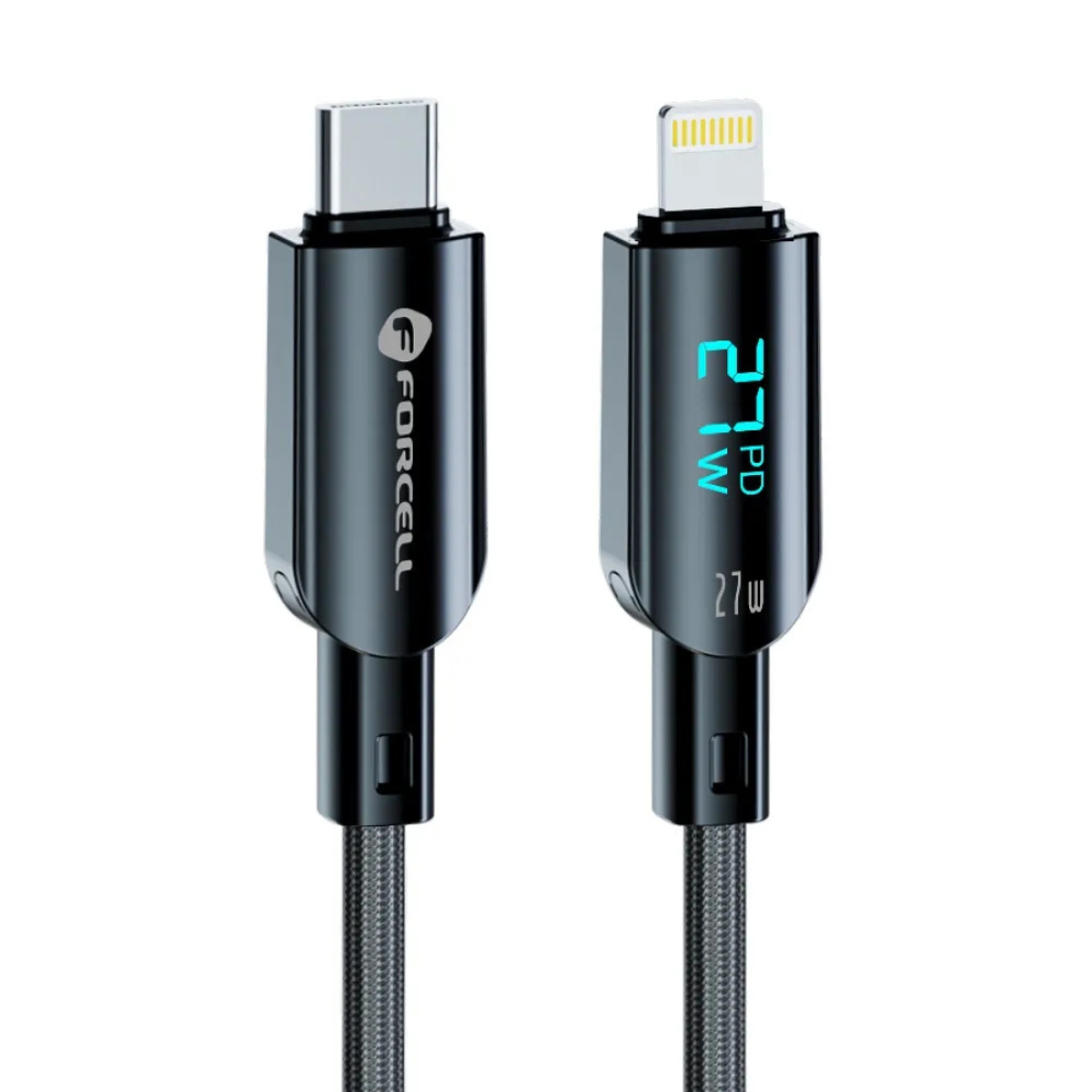 Cable USB-C to Lightning  (27W) PD 3A , 1.2m