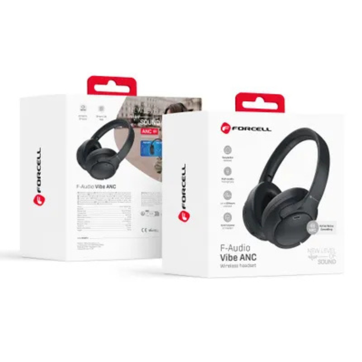 Vibe Wireless Over-Ear Headphones with ANC, ENC