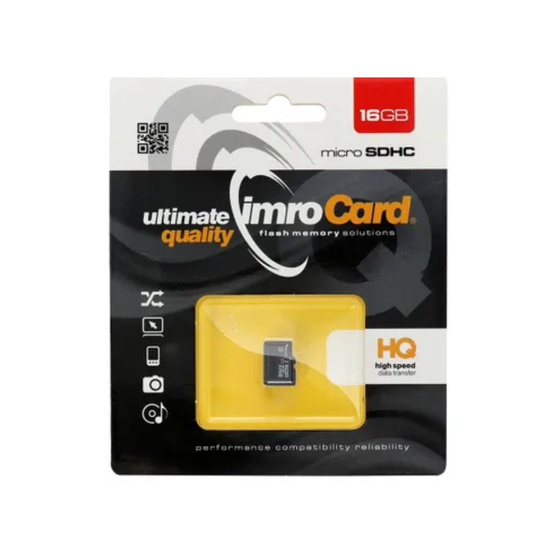 IMRO microSD memory card 16GB 100MB/s class 10 UHS I