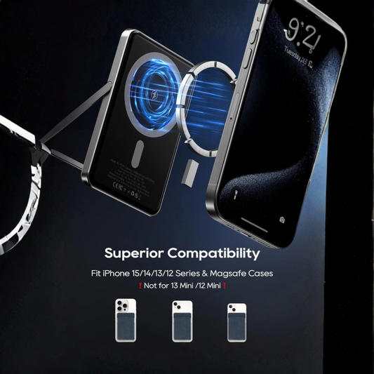 Power Bank MagSafe 5000 mAh with Wallet