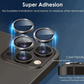 Metal Camera Lens Protector for iPhone 16 / 15 / 14 / 13 / 12 / 11 Pro Max and 13 / 12 Mini / 14 / 15 / 16 Plus