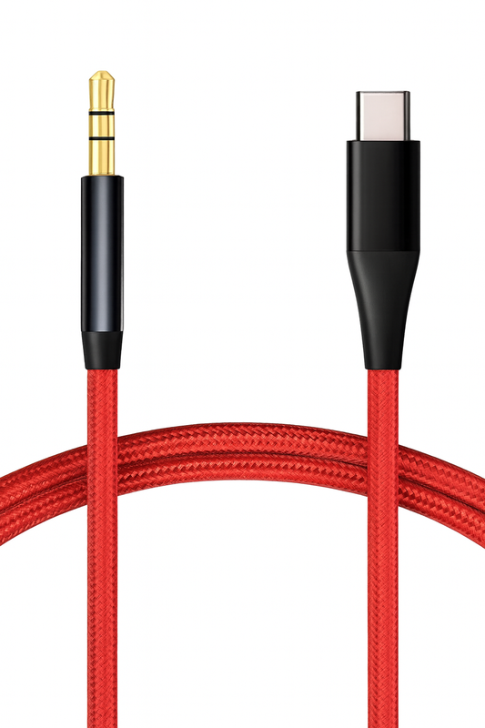 USB-C to 3.5mm Hi-Fi AUX Audio Cable with DAC