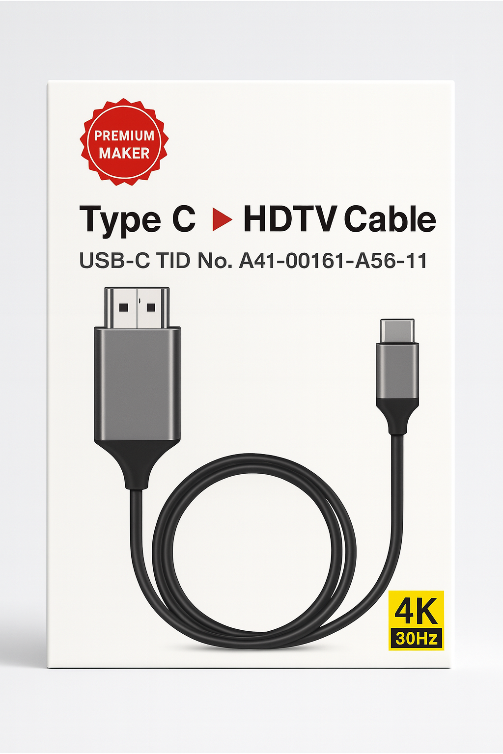 Cable 2M TYPE-C to HDMI  4K USB HDTV for Samsung & HUAWEI