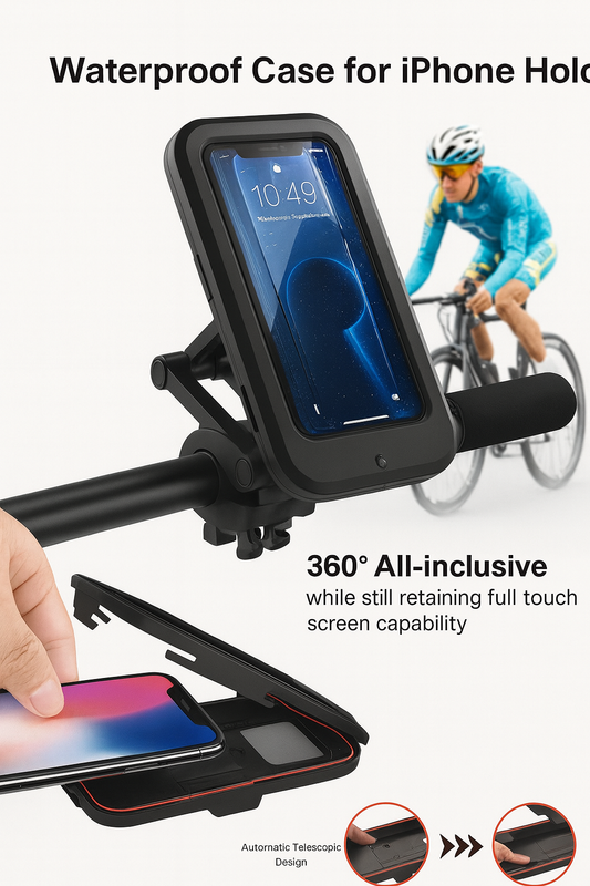 ZCG Waterproof Phone Holder – 360° Rotation