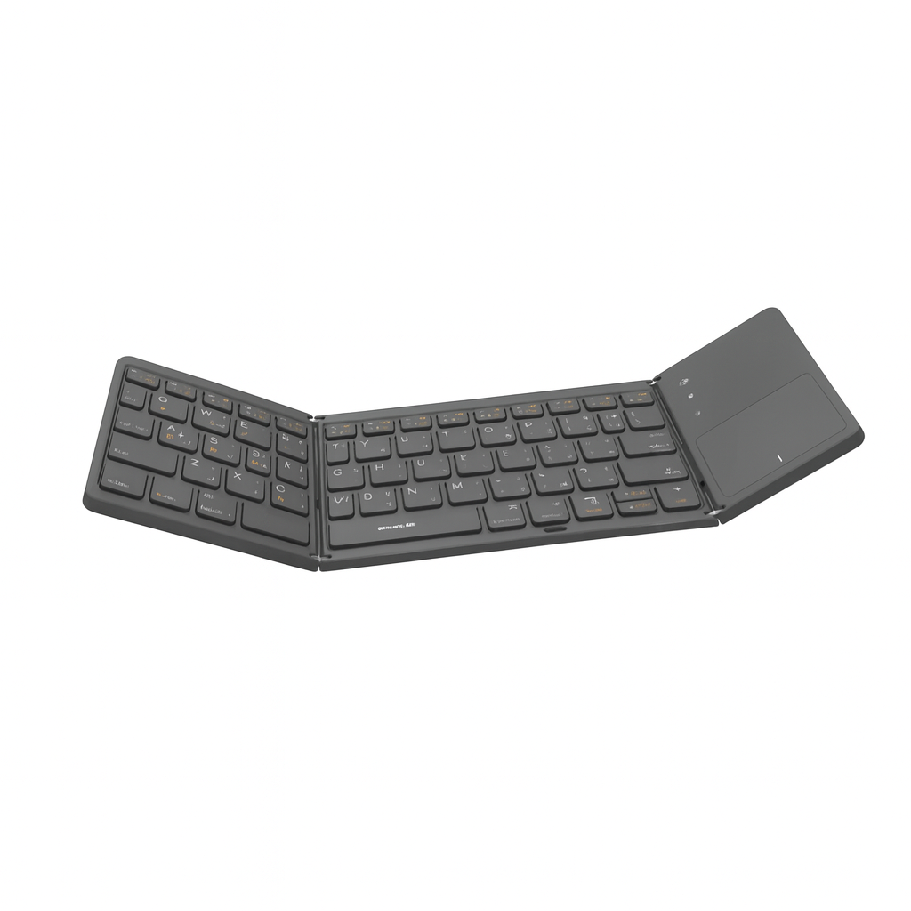 Foldable Bluetooth Keyboard with Touchpad
