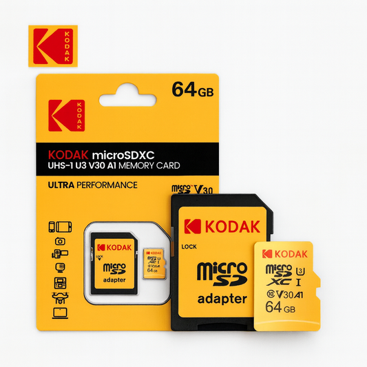 Kodak High-Speed U3 Micro TF SD Memory Card (64GB)